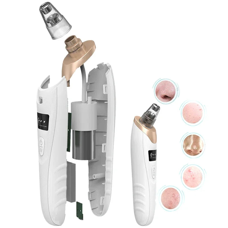 Electric Blackhead Remover Vacuum Cleaner Black Spots Removal Facial Deep Cleansing Pore Cleaner Machine Face Skin Care Tools
