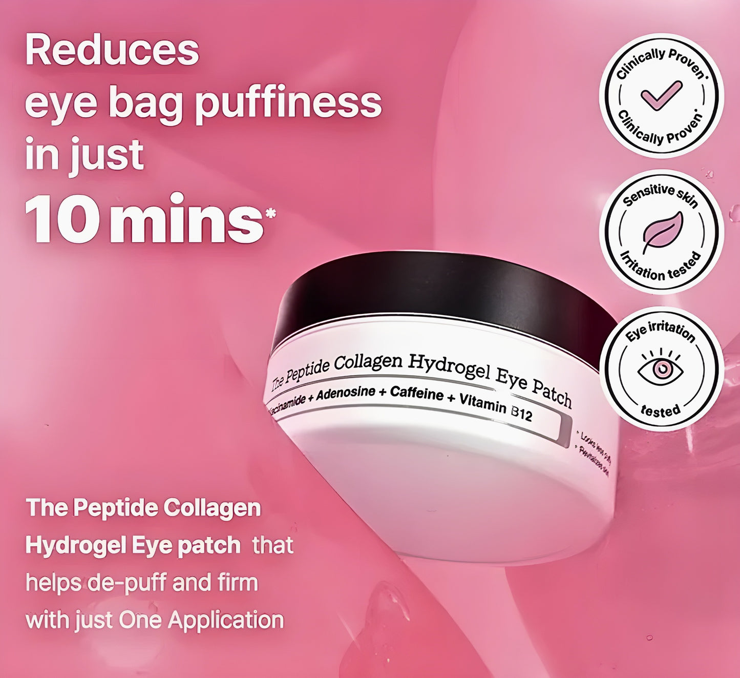 Mystara™ Peptide Collagen Hydrogel Eye Patches