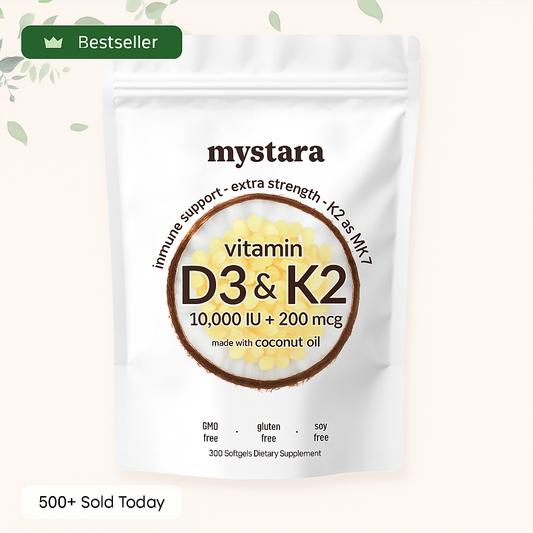 Vitamin D3 + K2 Coconut Oil Softgels